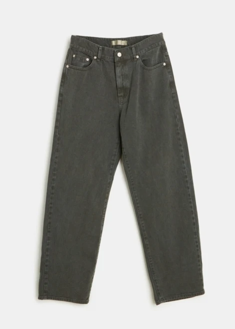 Loose pigment washed denim pants