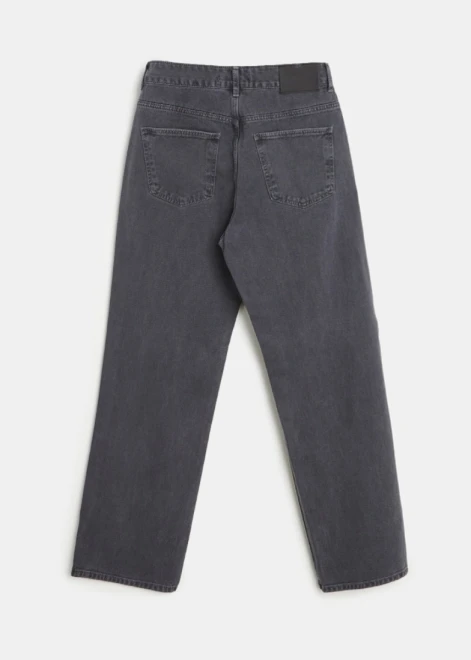 Loose pigment washed denim pants