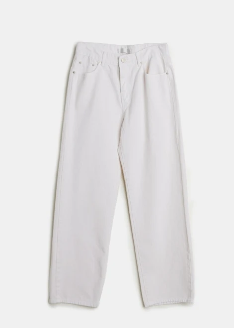 Loose pigment washed denim pants