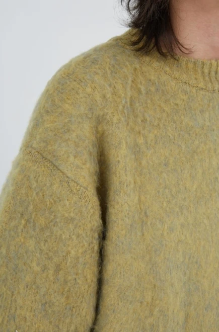 Wool dublin two-tone knitwear