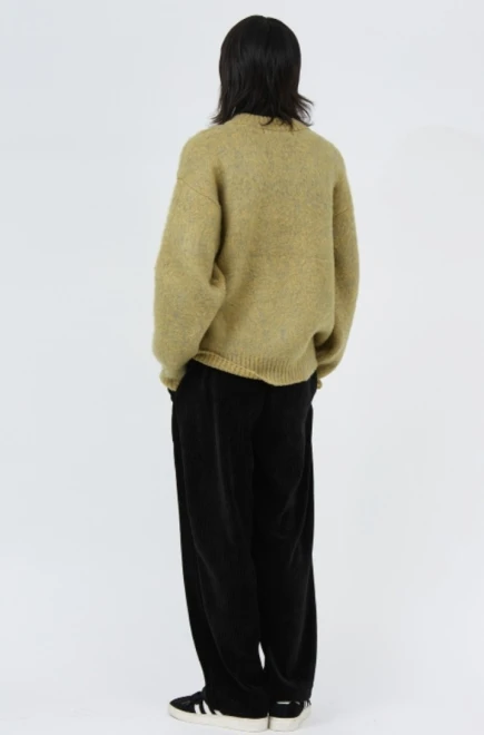 Wool dublin two-tone knitwear