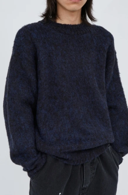 Wool dublin two-tone knitwear