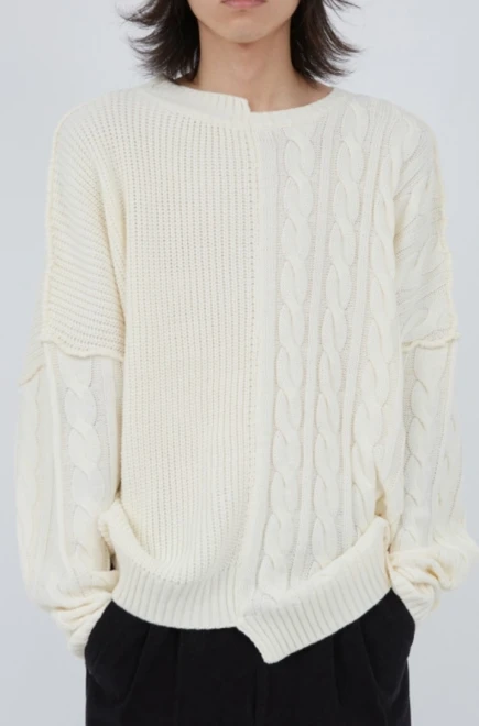 Twist natural mood knitwear