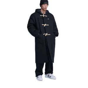 RAW EDGED DUFFLE COAT