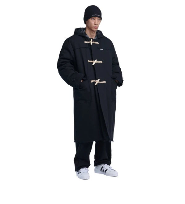 RAW EDGED DUFFLE COAT