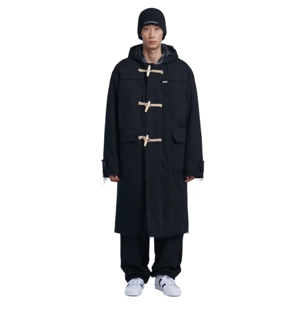 RAW EDGED DUFFLE COAT