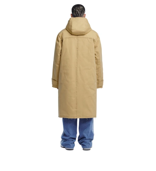 RAW EDGED DUFFLE COAT